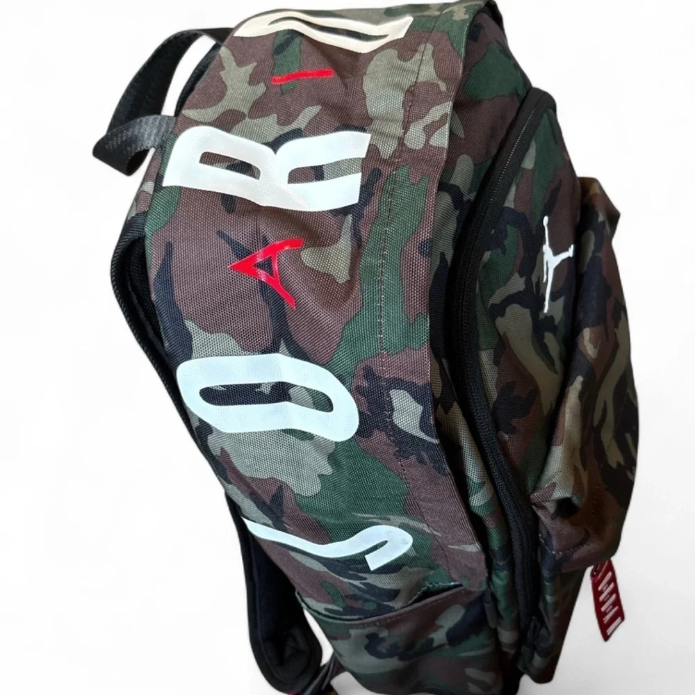 Nike Jordan Air Patrol Camo School Backpack With Laptop Sleeve